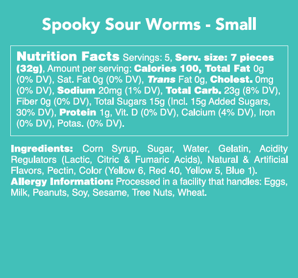 Candy Club Spooky Sour Worms