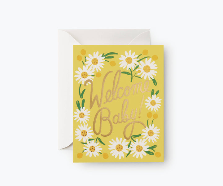 Rifle Paper Co Daisy Baby Card