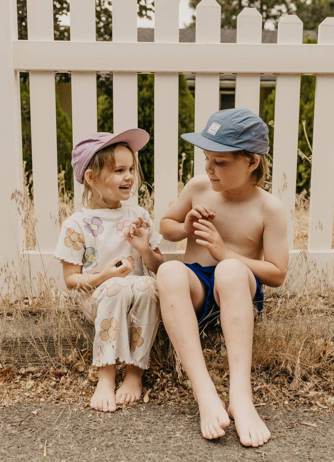 Hey August Five Panel Hat - Cove