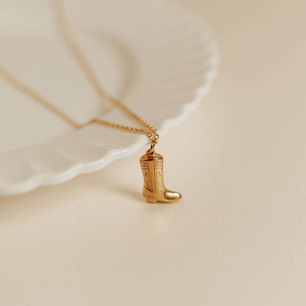 Mauve Jewelry Co. Dolly Boot Necklace