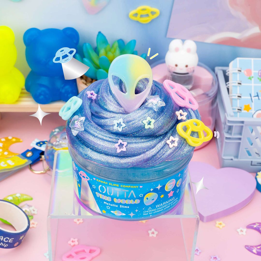 Kawaii Slime Outta This World Metallic Slime