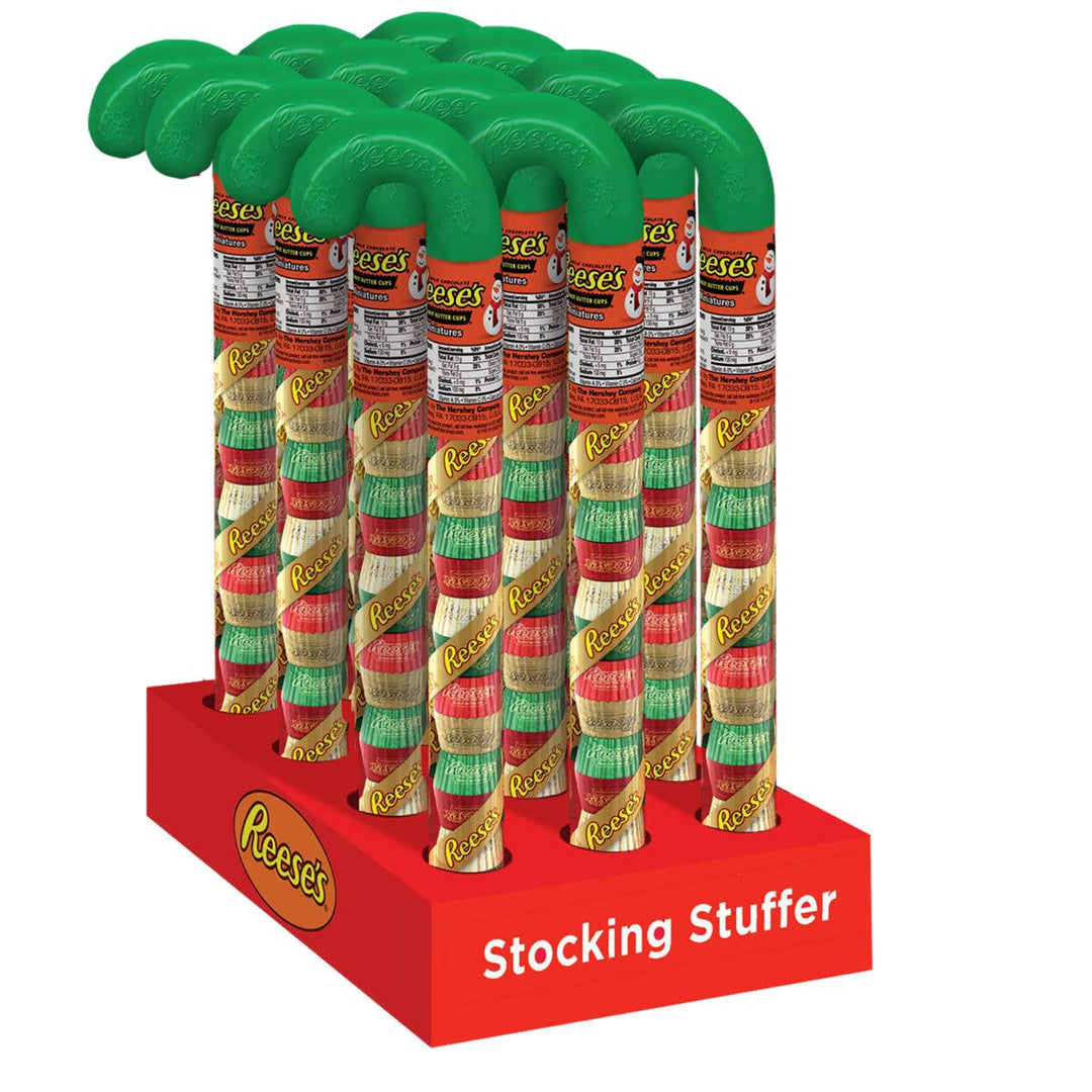 Hershey Peanut Butter Cup Miniatures Filled Cane 2.17