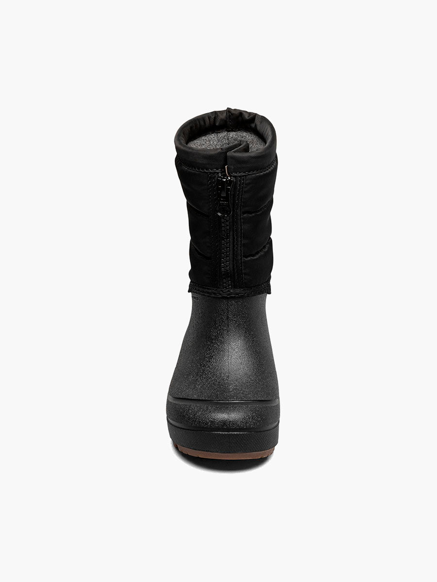 Bogs Snow Shell Zip Boots - Solid Black