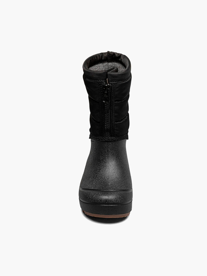 Bogs Snow Shell Zip Boots - Solid Black