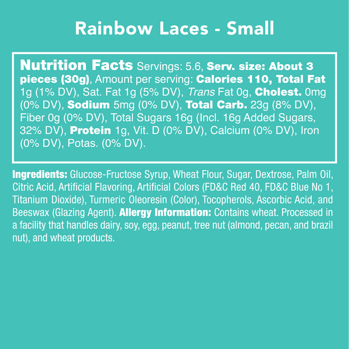 Candy Club Rainbow Laces