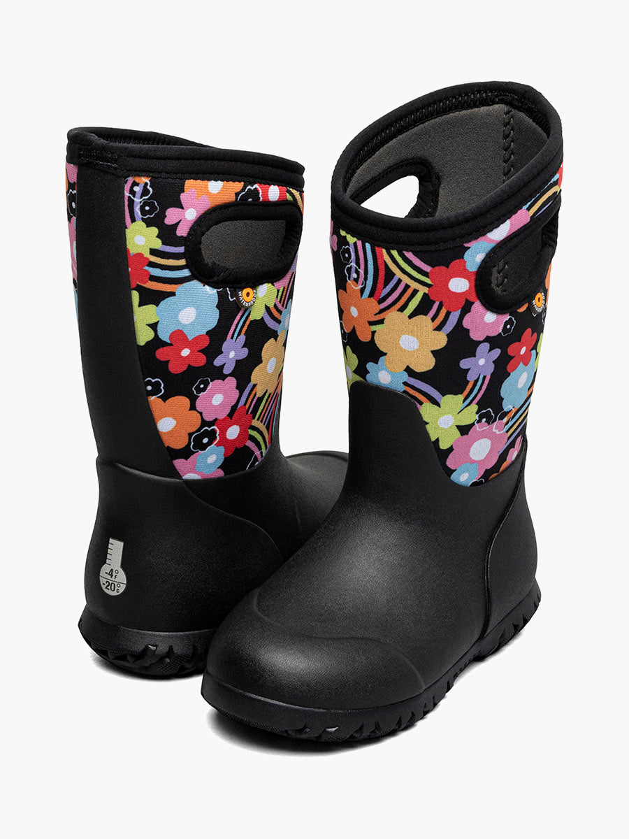 BOGS York Groovy Rainbow Waterproof Boots