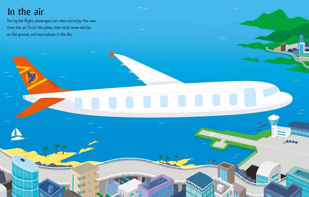 First Sticker Book Airport : Usborne