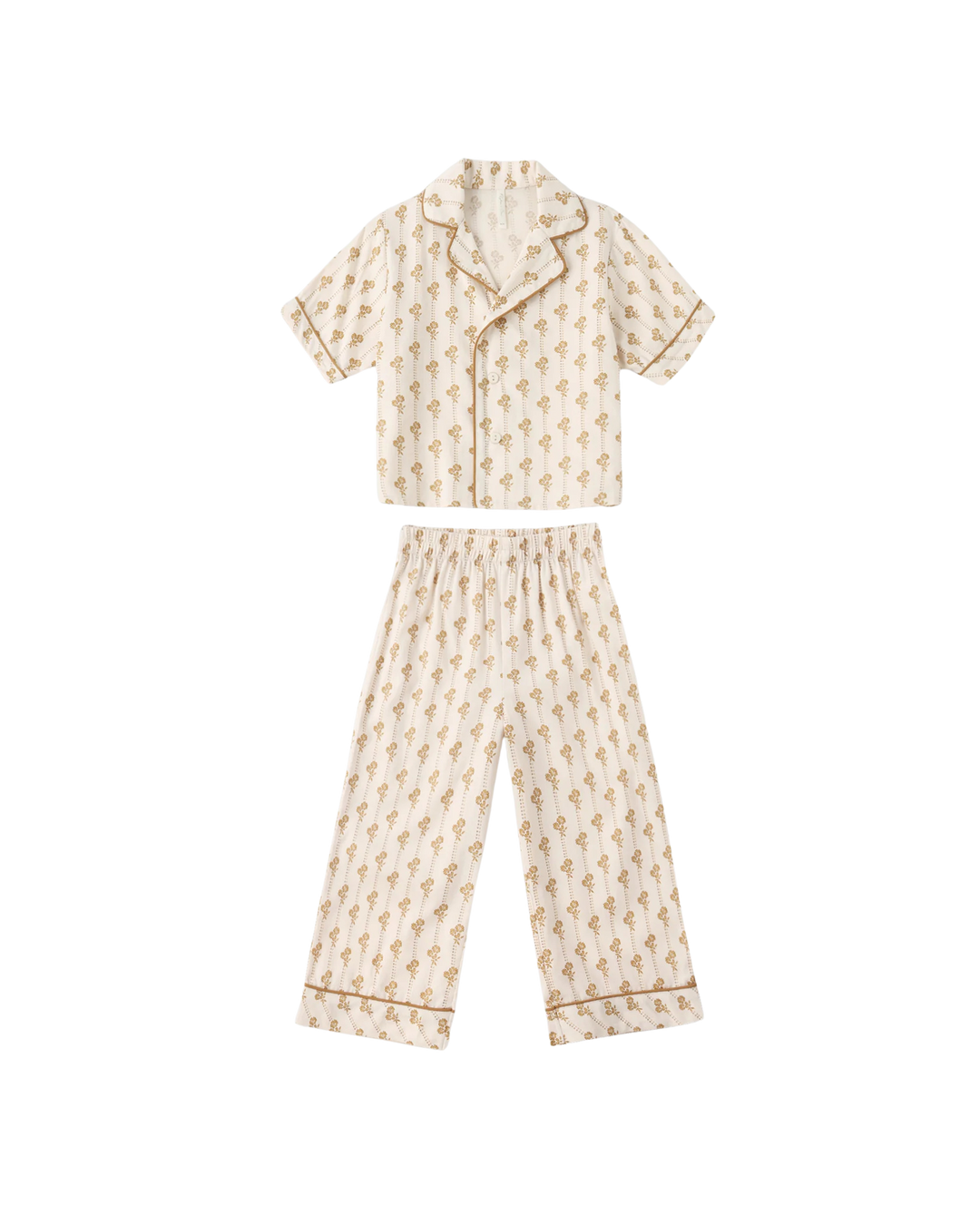 Rylee + Cru Woven Pajama Set - Golden Bloom
