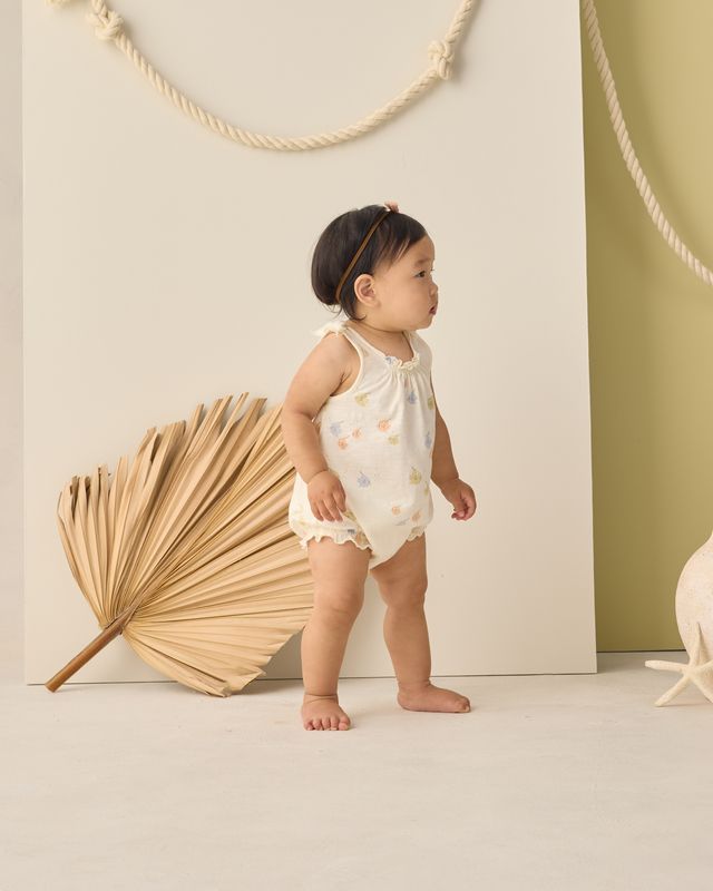 Rylee + Cru Shoulder Tie Bubble - Angel Fish