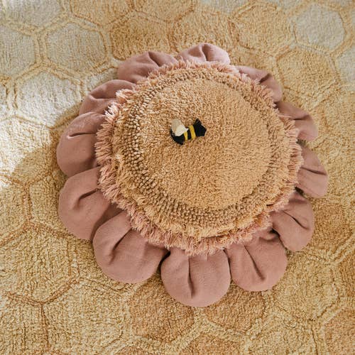 Lorena Canals Floor Cushion - Pink Daisy
