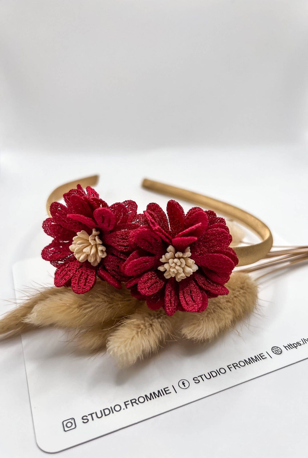 Studio Frommie Valentines Day Flower Tiara