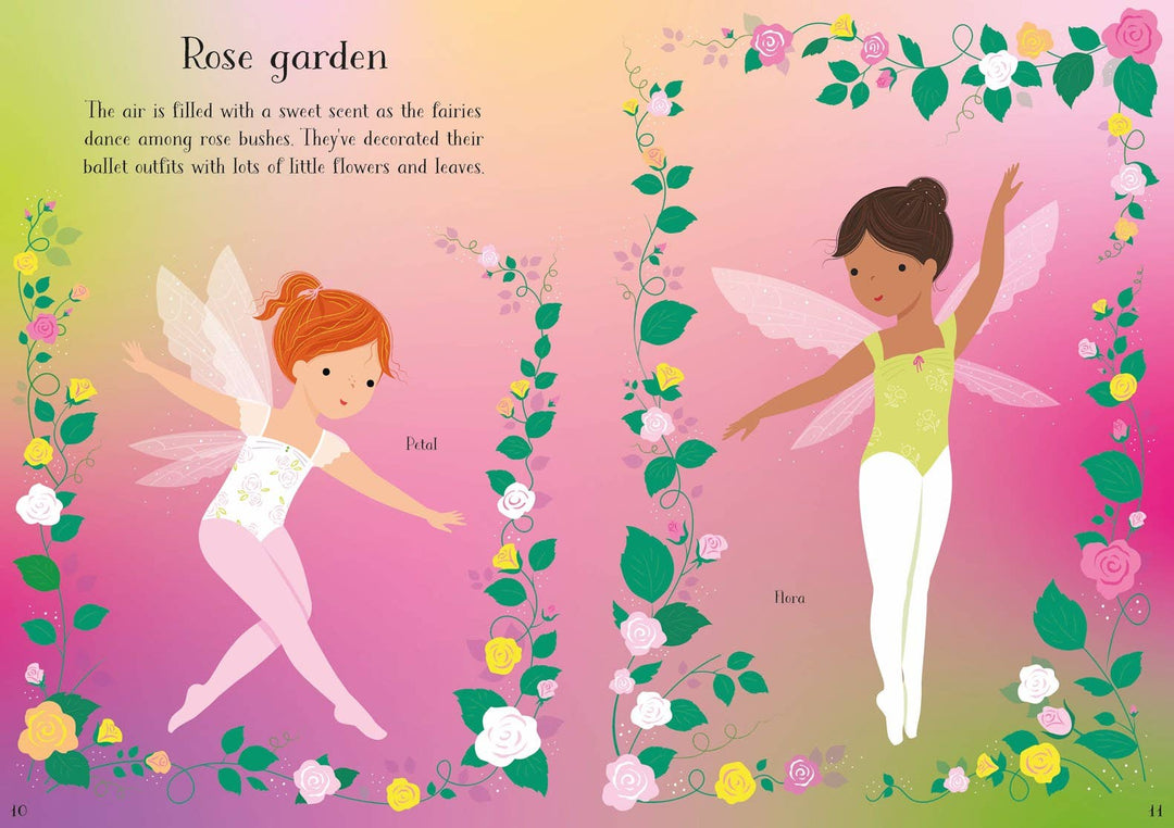 Usborne Little Sticker Dolly Dressing Ballet Fairies