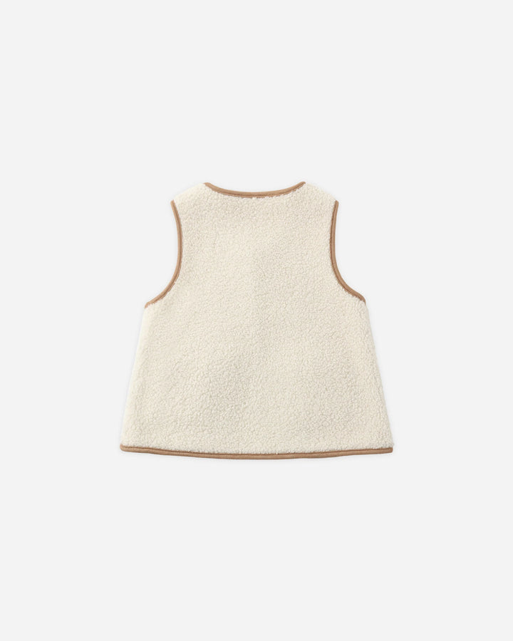Rylee + Cru Sherpa Vest - Natural