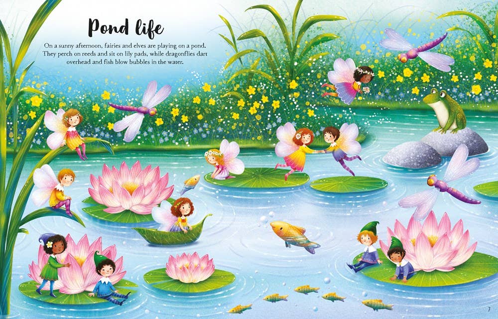 Usborne Fairies, Pixies And Elves Sticker Book