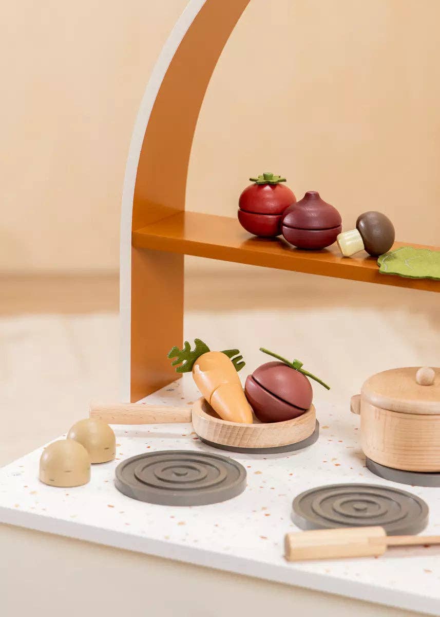 Coco Village Wooden Vegetables Playset