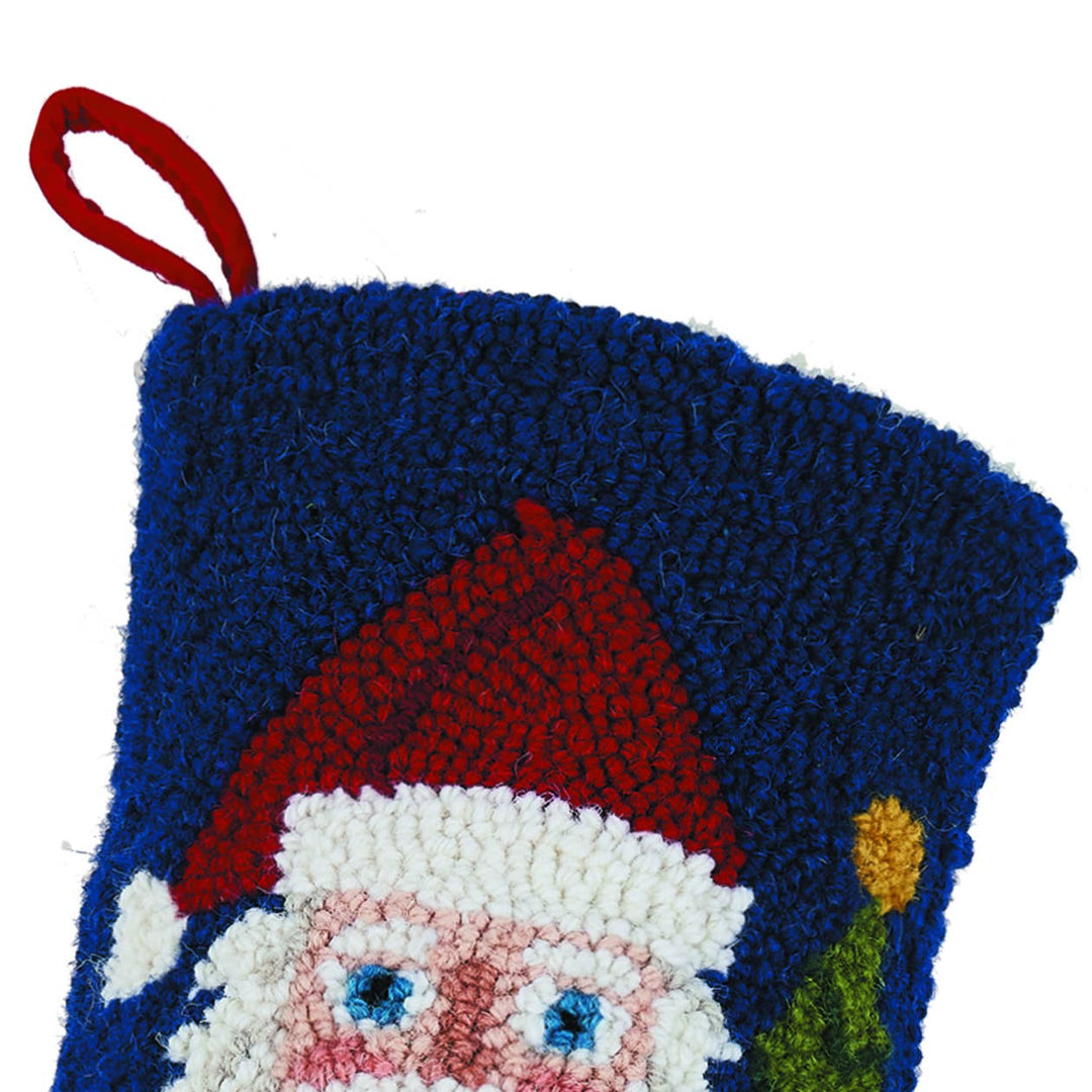 Peking Handicraft Santa Nutcracker Hook Stocking