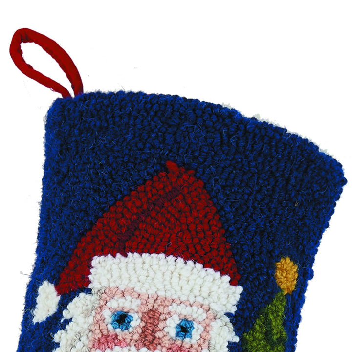 Peking Handicraft Santa Nutcracker Hook Stocking