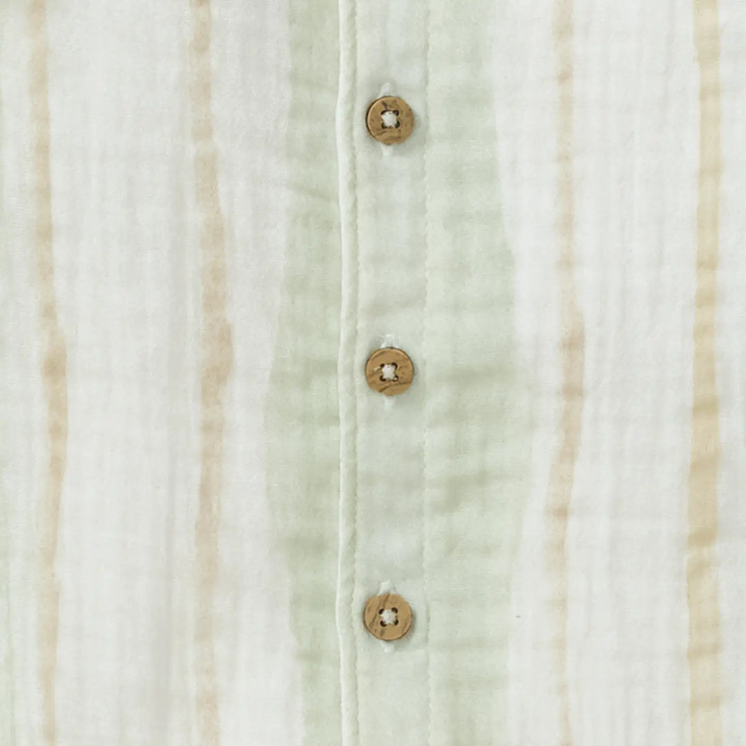 Burt's Bees Pacific Stripe Baby Boy Romper