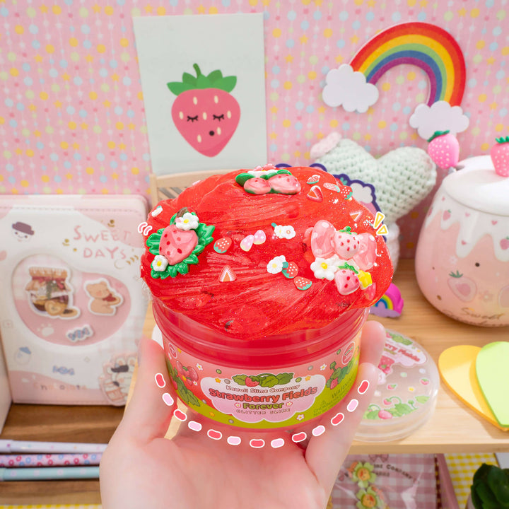 Strawberry Fields Forever Glitter Slime