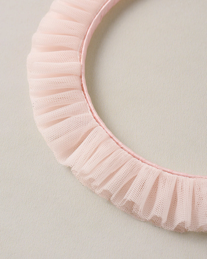 Noralee Ruffle Headband Pink