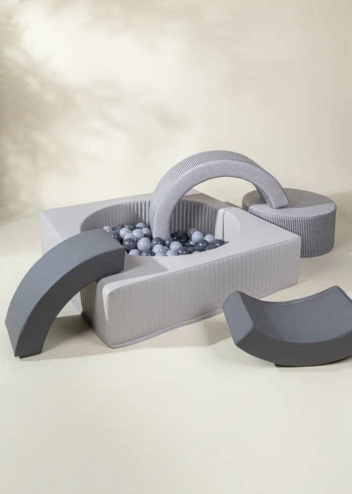 Coco Village Soft Play Blocks Set And Ball Pit - Shades of Night (6pcs)