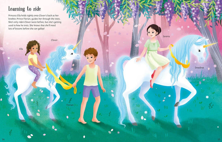 Sticker Dolly Dressing Unicorn Princesses: Usborne