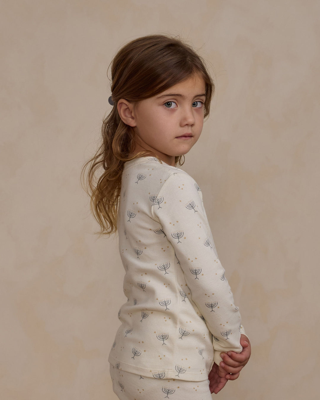 Rylee + Cru Organic Long Sleeve Pajama Set - Hanukkah