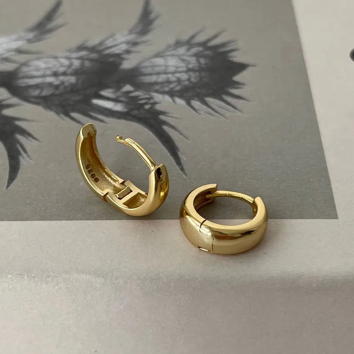 Hopscotch Kids Braided Hoop 18k Gold Hoop Earrings