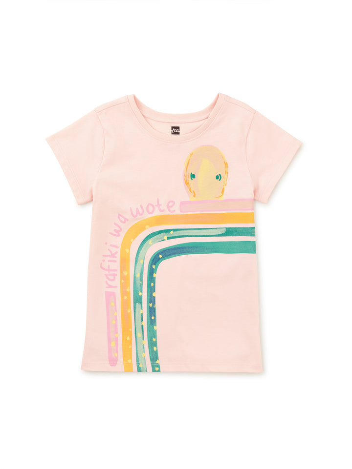 Tea Collection Rainbow Octopus Graphic Tee