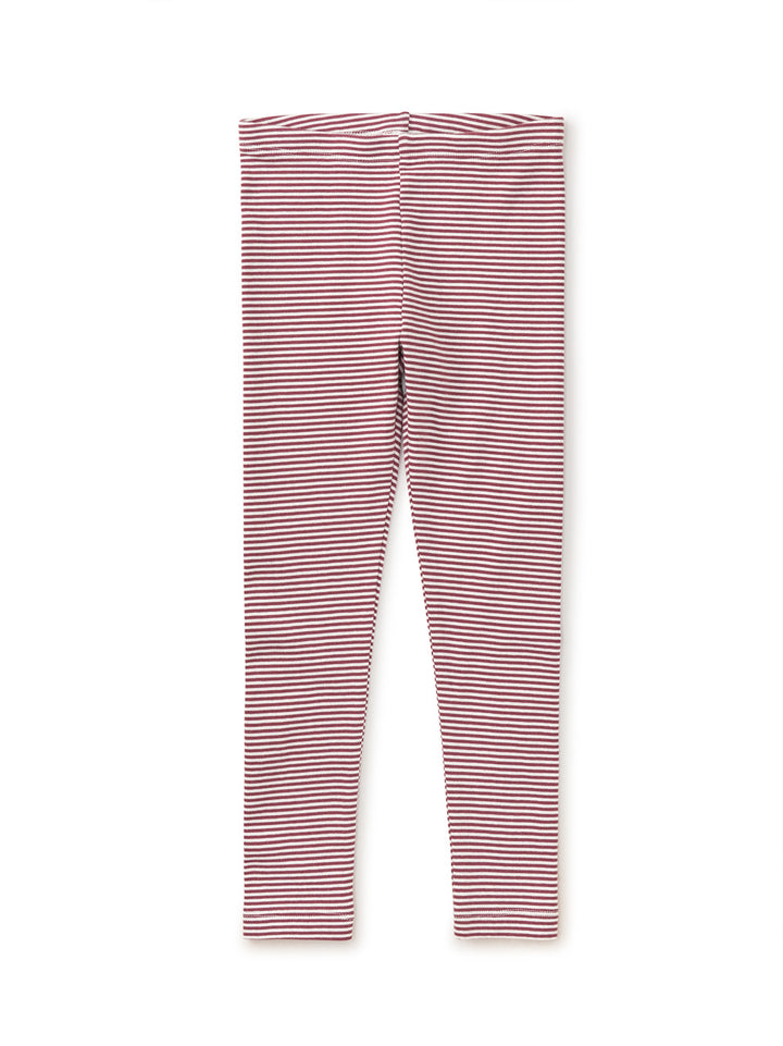 Tea Collection Striped Leggings - Cassis