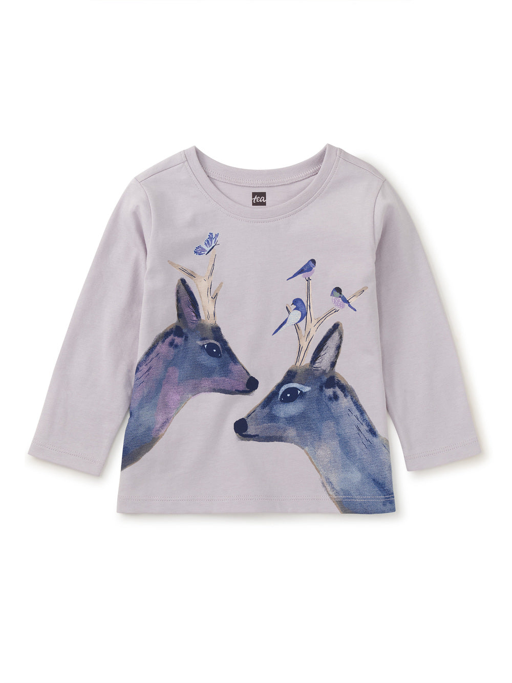 Tea Collection Darling Deers Tee - Urchin Purple