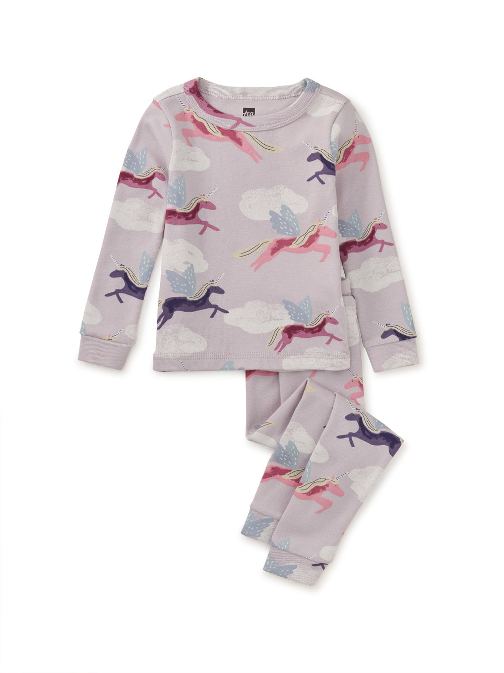 Tea Collection Goodnight Pajama Set - Flying Unicorn