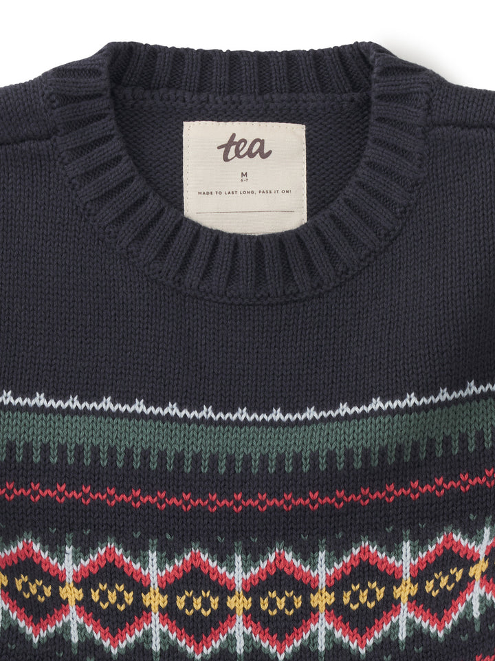 Tea Collection Crewneck Sweater - Indigo