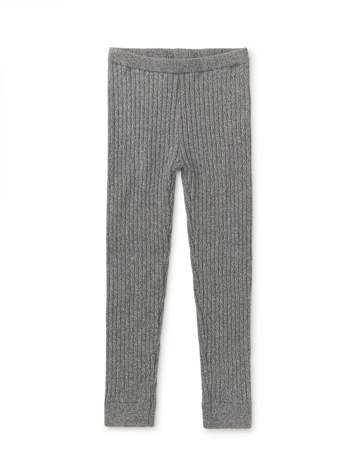 Tea Collection Marled Sweater Leggings - Heather Grey