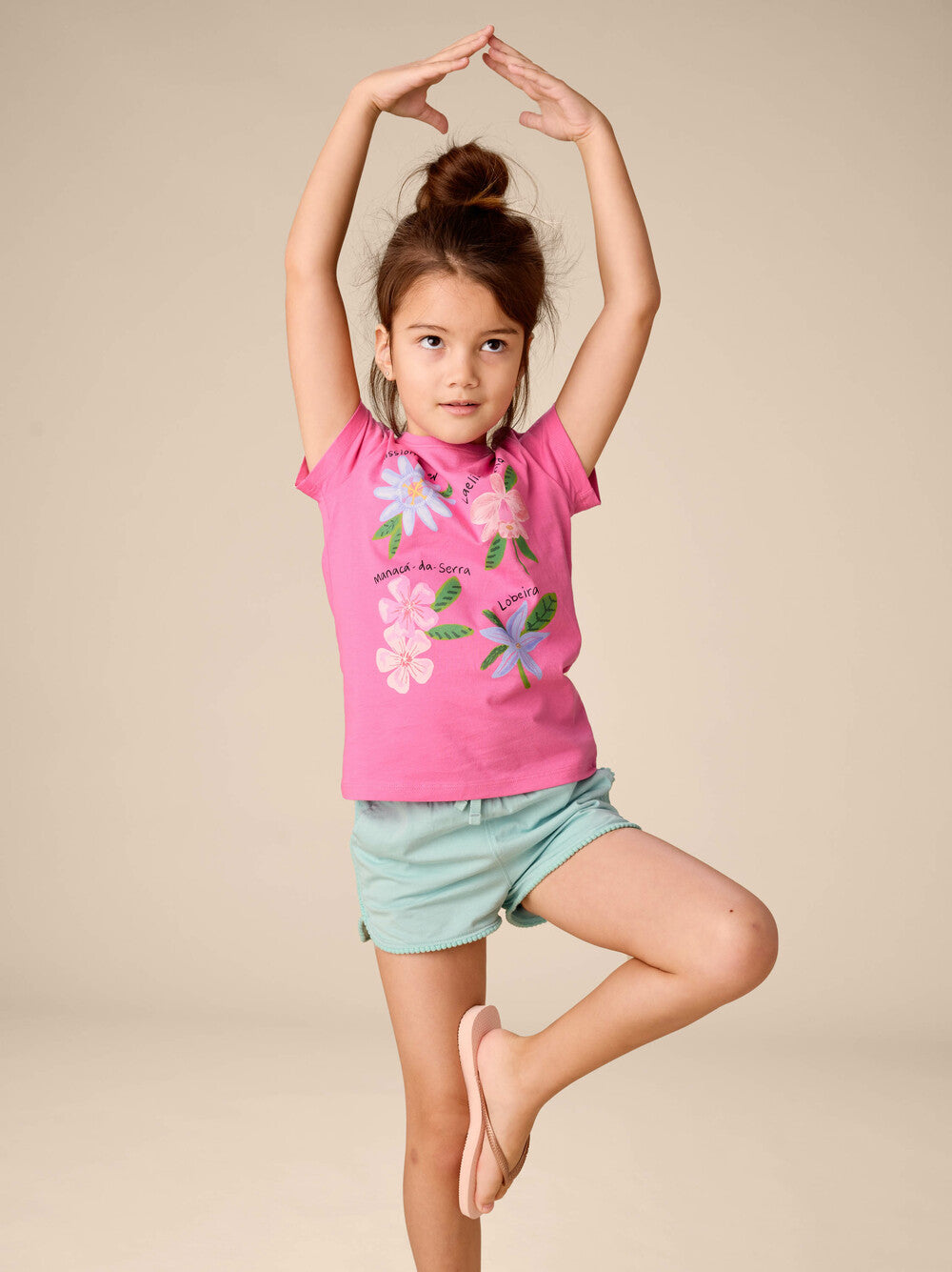 Tea Collection Pom-Pom Gym Shorts - Canal Blue