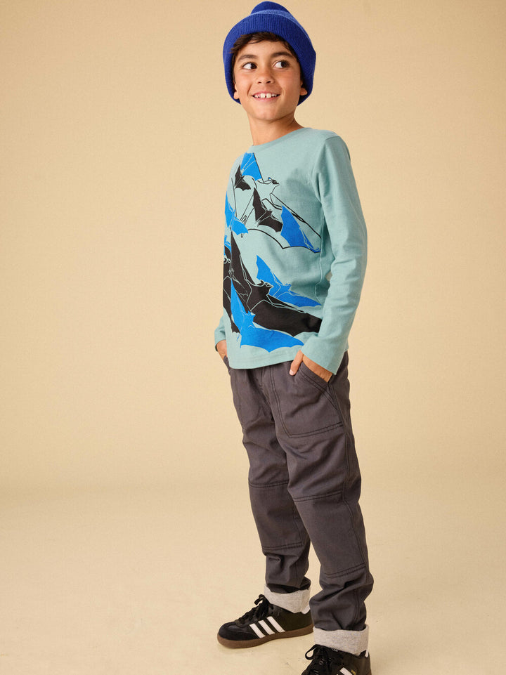 Tea Collection Cozy Does It Lined Pants - Pepper