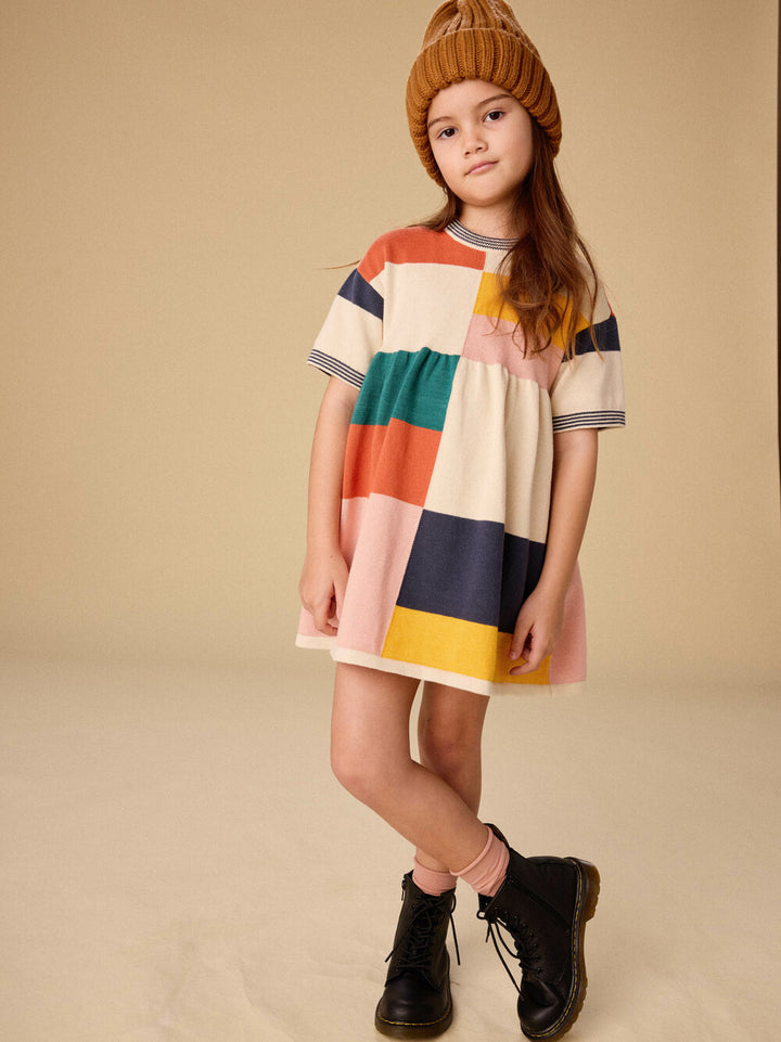 Tea Collection Colorblock Sweater Dress