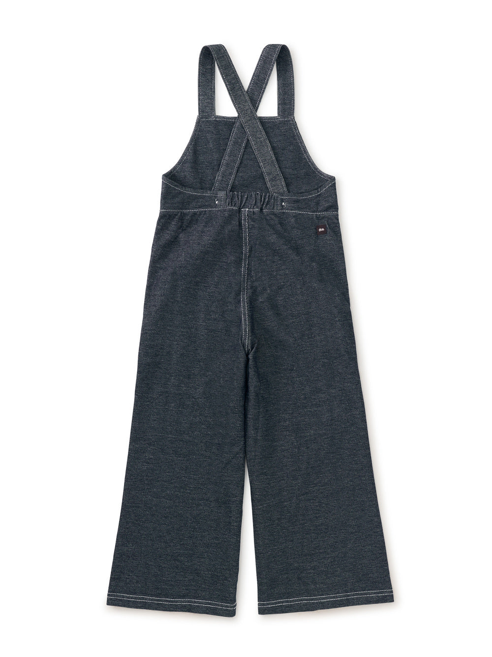 Tea Collection Wide Leg Denim-Like Overalls