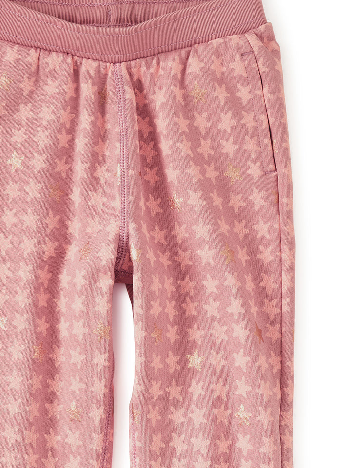 Tea Collection Going Places Joggers - Metallic Stars