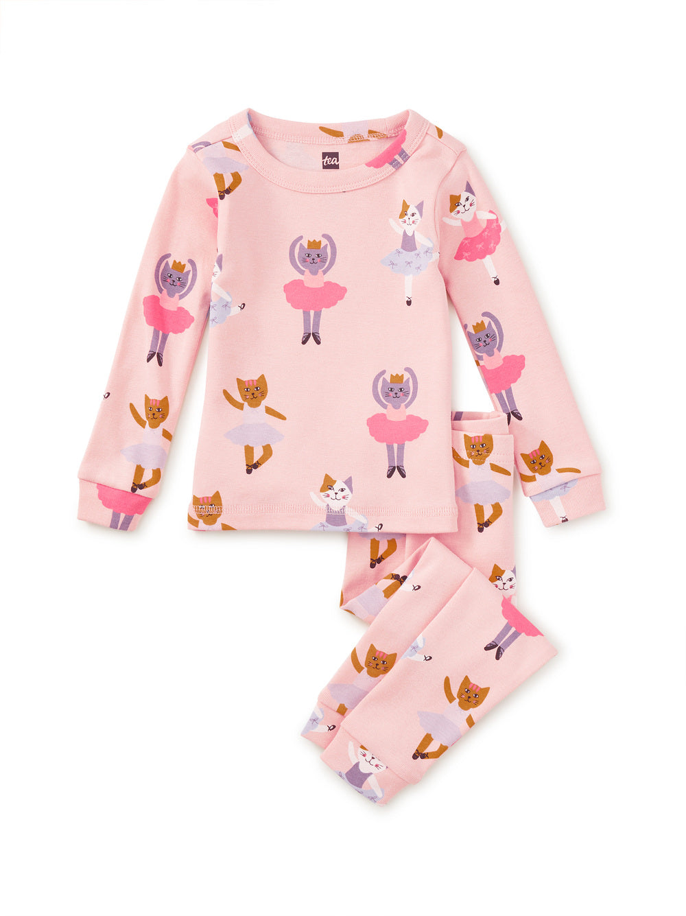 Tea Collection Goodnight Pajama Set - Ballet Kitty