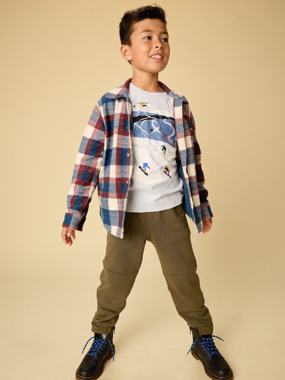 Tea Collection Playwear Pants - Grape Leaf