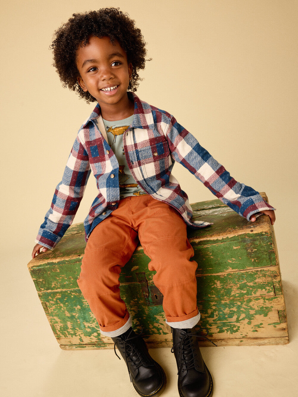 Tea Collection Cozy Does It Lined Pants - Gingerbread