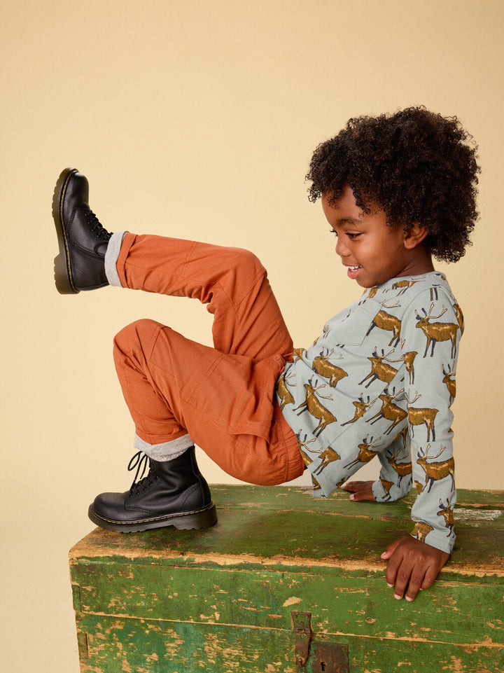 Tea Collection Cozy Does It Lined Pants - Gingerbread