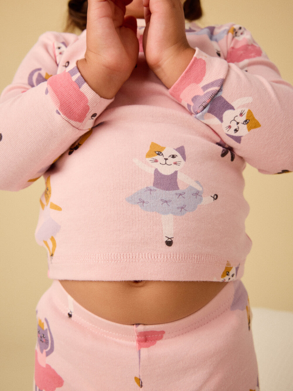 Tea Collection Goodnight Pajama Set - Ballet Kitty