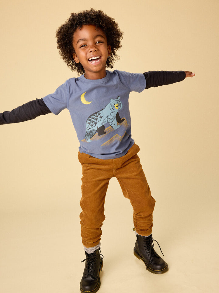 Tea Collection Decorated Bear Layered Tee - Triumph