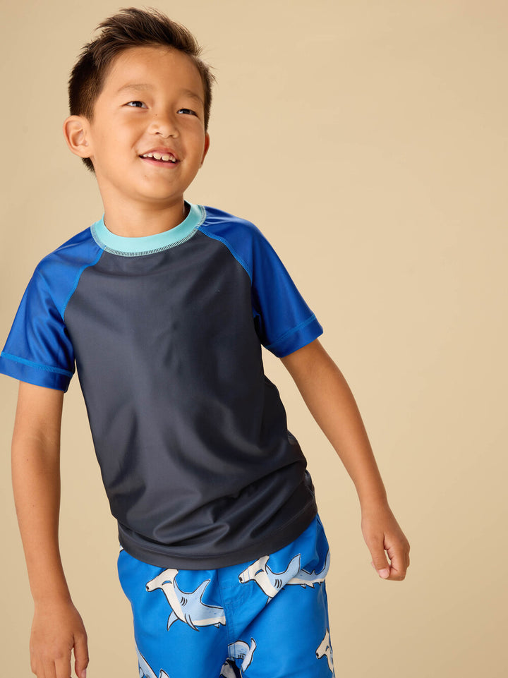 Tea Collection Mid-Length Swim Trunks - Hammerhead Shark