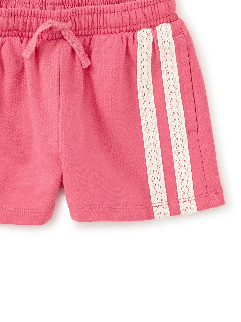 Tea Collection Crochet Sporty Shorts - Desert Rose