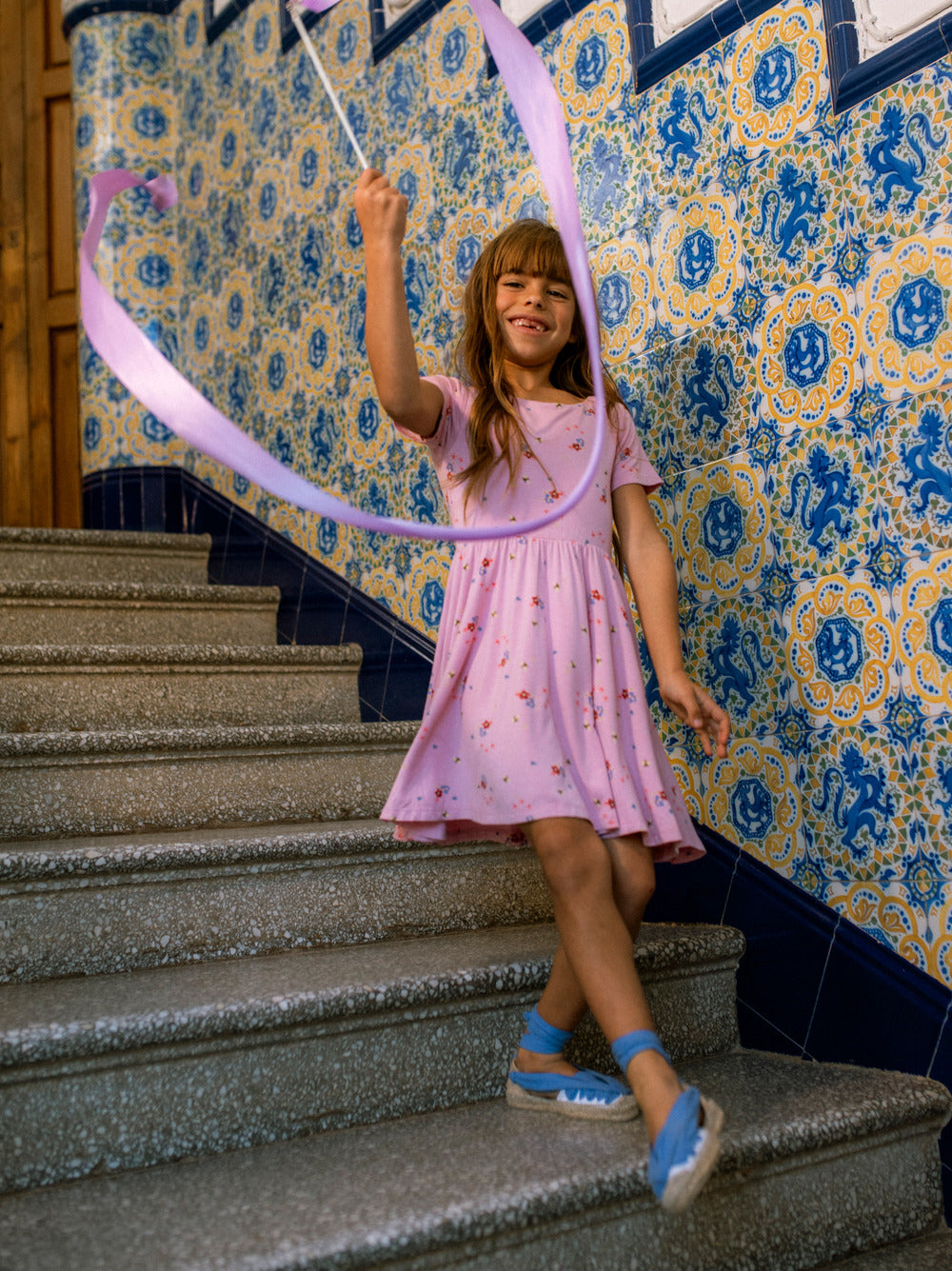 Tea Collection PlaySoft Ballet Dress - Busy Bees & Flowers