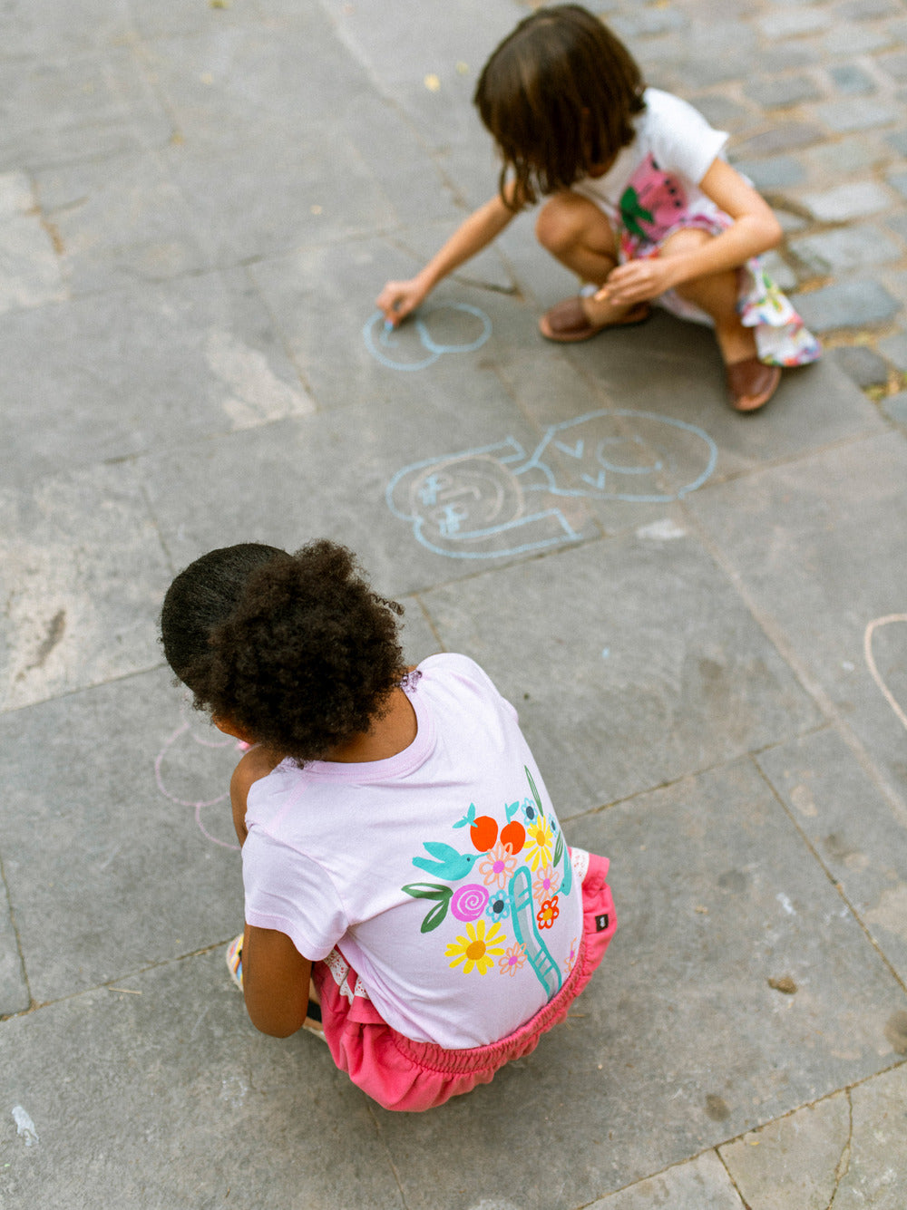 Tea Collection Flora & Feline Double-Sided Graphic Tee