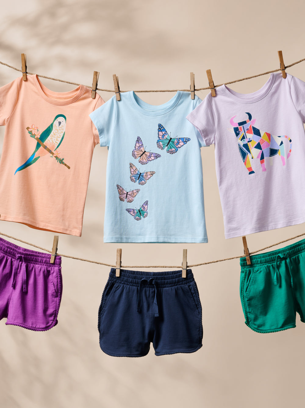 Tea Collection Pom Pom Shorts - Indigo